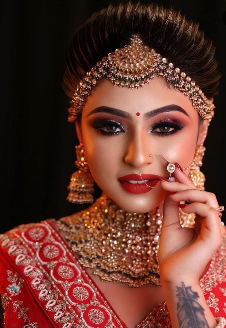 Bridal Makeup transformation at Miliza Salon