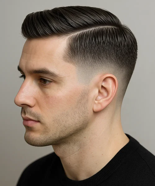 Men's Haircut transformation at Miliza Salon